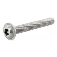 500 X Flachrundkopfschrauben ISR mit Flansch Vollgewinde ISO 7380-2 Edelstahl A2 M 4X20/20 TX20