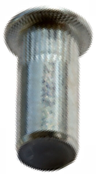 M6, 0.5-3.0 mm 250 Stück Flachrundkopf Geschlossen Stahl