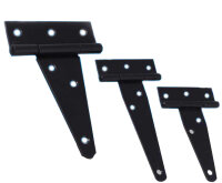 Kreuzgehänge T-Scharnier Stahl verzinkt schwarz