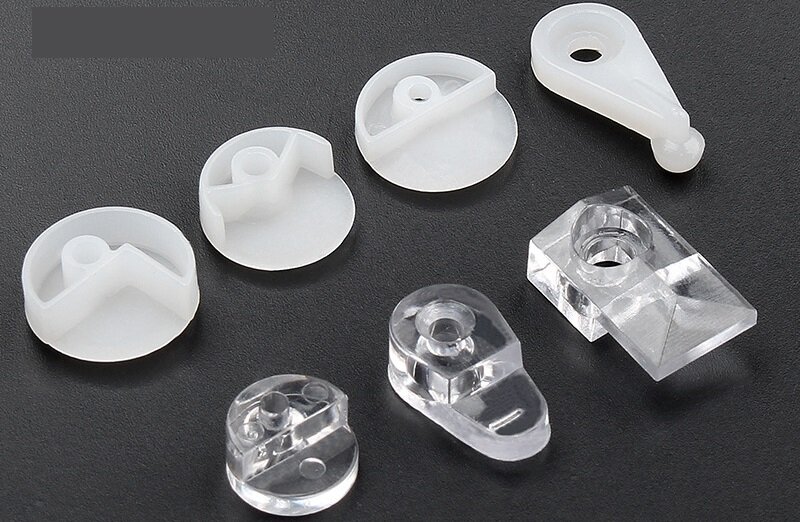18-teiliges Glashalter-Clips-Set – Transparente Kunststoffclips Für 3–4 Mm Glas, Spiegel, Schranktüren, Mit Schrauben