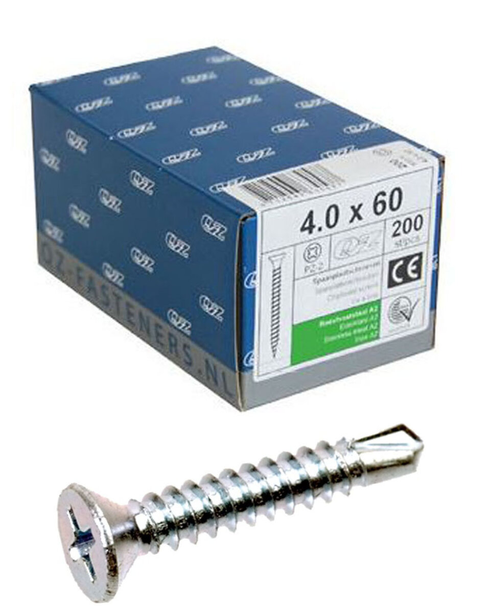 1000 Stk. Dachschrauben Senkkopf 19 Mm – Selbstbohrend Für Bleche & Rohre