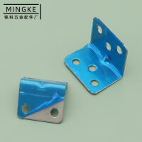 Hochwertiger 90° Edelstahl- und Chrom-Winkelverbinder L-Form, extra stabil für Möbel und Schrankmontage