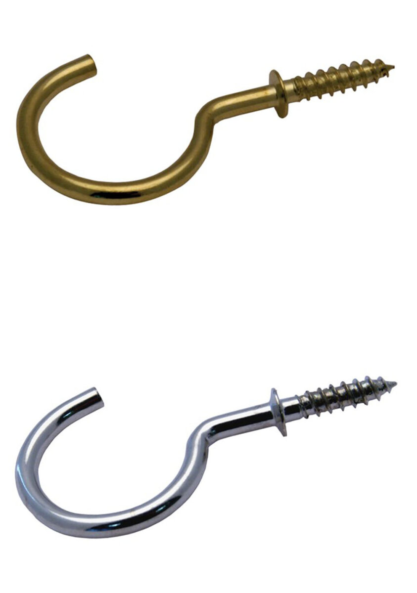Schraubhaken Ringschrauben Selbstbohrende Schrauben Zinc/Brass Plated Screw Hook 