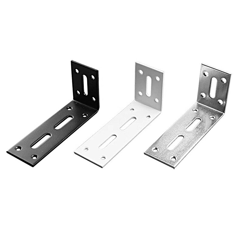 Edelstahl Winkelverbinder / Regalhalter – Hochbelastbar, 2 Loch, Für Stabile Regalkonstruktionen | Markenlos