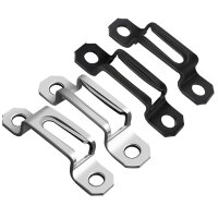 Verborgene Verbindungselemente aus Edelstahl und Stahl für Möbelmontage, halboffen und durchgehend, 2-in-1 Design