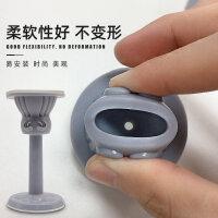Silikon Türstopper selbstklebend, geräuschdämpfend, ohne Bohren, für Wand- und Bodenmontage, modern und robust