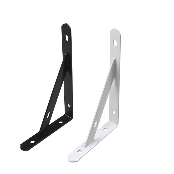 Wandregal Triangularhalter aus Stahl, modernes Design, stabile Wandmontage, verschiedene Größen und Farben
