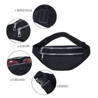 Wasserabweisende Gürteltasche aus Oxford-Stoff, multifunktional und leicht, für Sport, Reisen und Alltag