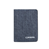 Herren Geldbörse aus Canvas – ultradünn, faltbar, mit Kartenfächern und minimalistischem Design für Alltag und Business
