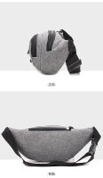 Wasserdichte Herren-Brusttasche aus Oxford-Gewebe – Leicht, robust, vielseitig für Alltag und Reisen
