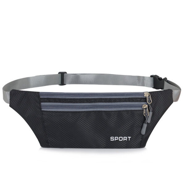 Ultradünner wasserabweisender Sport-Laufgürtel aus Polyester für Outdoor, Reisen und Alltag, Unisex-Design
