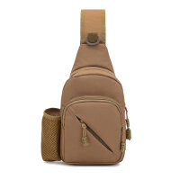 Herren Brusttasche aus wasserabweisendem Oxford-Gewebe – Multifunktionale Umhängetasche für Reisen und Alltag