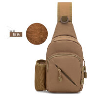 Herren Brusttasche aus wasserabweisendem Oxford-Gewebe – Multifunktionale Umhängetasche für Reisen und Alltag