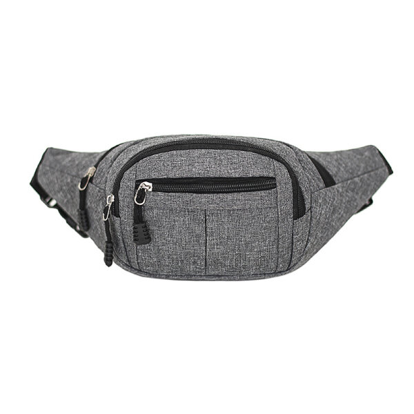 Herren Bauchtasche aus Oxford-Gewebe, wasserabweisend, sportlich, vielseitig, ideal für Outdoor und Alltag