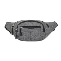 Herren Bauchtasche aus Oxford-Gewebe, wasserabweisend,...