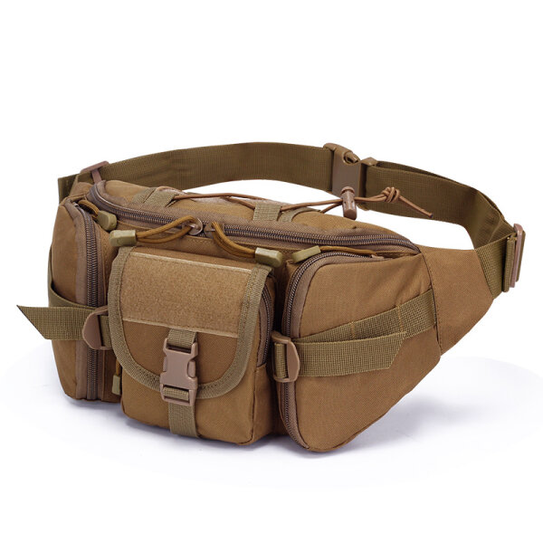 Wasserabweisende Outdoor-Gürteltasche aus 800D-Oxford-Gewebe mit MOLLE-System für Sport und Freizeit