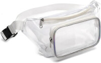 PVC Transparente Wasserdichte Gürteltasche für Sport, Outdoor, Reisen und Fitness, Unisex mit verstellbarem Gurt