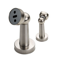 Edelstahl Türstopper mit Magnet | Wand- & Bodenmontage | Robuster Türhalter für Innenräume | Korrosionsbeständig & langlebig