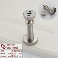 Edelstahl Türstopper mit Magnet | Wand- & Bodenmontage | Robuster Türhalter für Innenräume | Korrosionsbeständig & langlebig