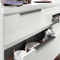 Möbelgriff Aluminiumlegierung – verdeckte Seitenmontage, modern & korrosionsbeständig, für Schränke, Schubladen & Küchen