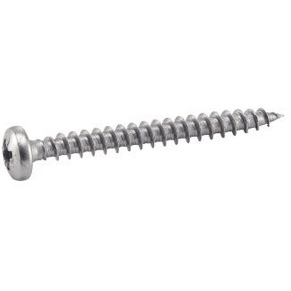 200X Spanplattenschrauben Halbrundkopf Kreuzschlitz Z A2 Edelstahl 4.5x45