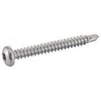 200X Bohrschrauben Flachkopf 4.8x80 Edelstahl A2 Torx DIN...