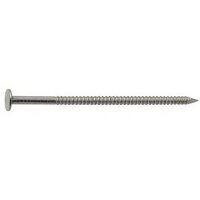 70X Drahtstifte Flachkopf Ringen 2.7x70 Edelstahl A2