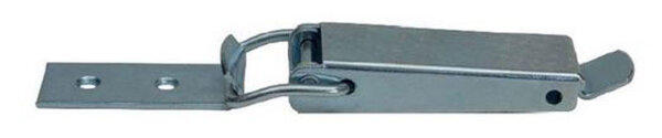 Kappenschloss Stahl verzinkt mit Gegenhaken H=19 mm, B=43 mm, L=193.5 mm
