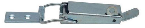 150X Kappenschloss Stahl verzinkt mit Gegenhaken H=15.5 mm, B=23 mm, L=102 mm