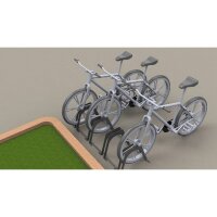 B2B gerader Fahrradständer aus Stahl