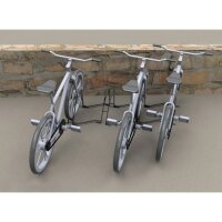 B2B schräger Fahrradständer aus Stahl