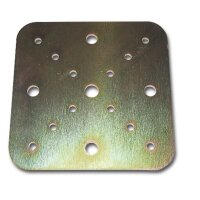 B2B quadratische Platte "Jolly" aus Stahl