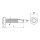 500 X Bohrschrauben mit Linsenkopf, Form M DIN 7504  1.4006  M 4,8X25 TX25