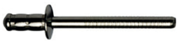 3.2 X 8.0 mm 500 Stück Edelstahl A2 / Edelstahl A2 Multigrip Blindnieten Flachkopf
