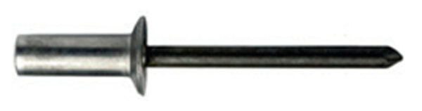 4.0 X 11.0 mm 500 Stück Alu / Stahl Becherblindniete Senkkopf