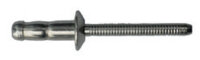 6.5 X 12.5 mm 250 Stück Stahl / Stahl Dual Lock Hochfeste Struktur Blindnieten Flachkopf
